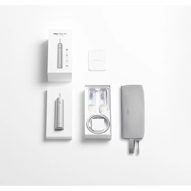 Laifen Wave Pro LFTB02-A Aluminium Alloy електрическа четка за зъби Silver 1 бр.