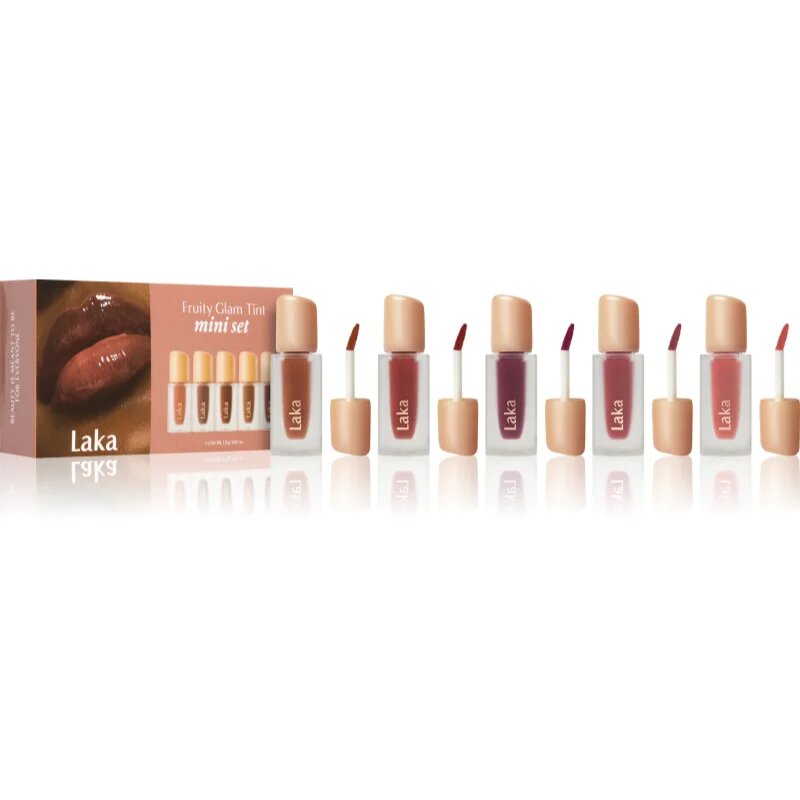 Laka Fruity Glam Mini Set подаръчен комплект за устни