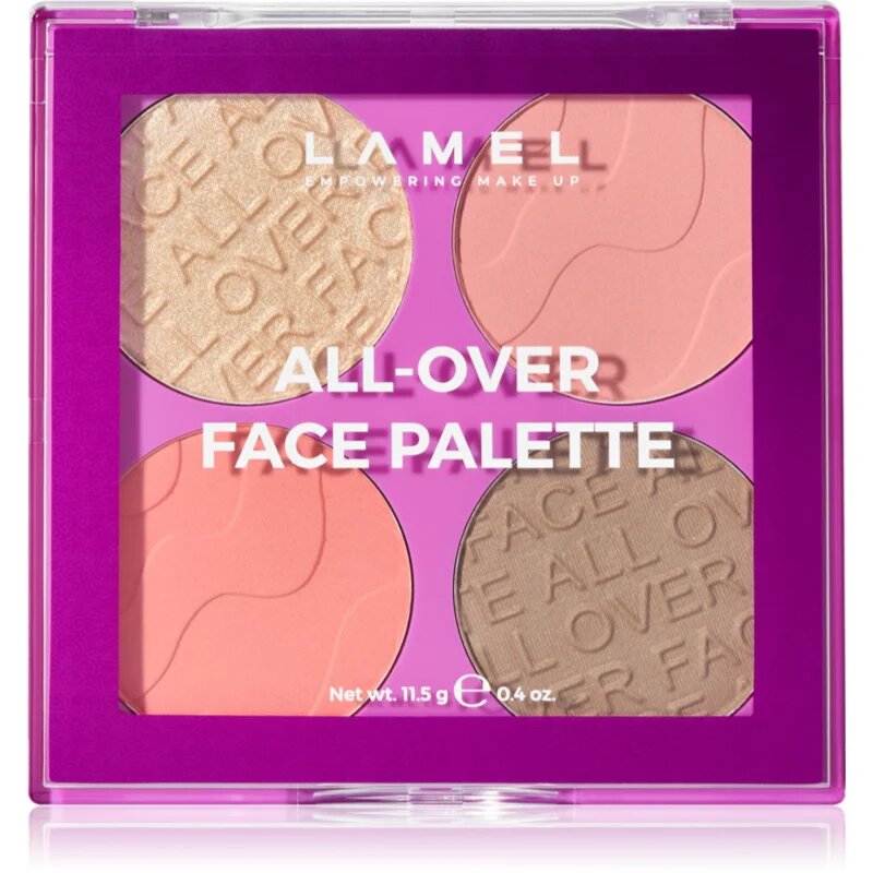 LAMEL All-Over Face Palette палитра за цялото лице цвят 01 11.5 гр.
