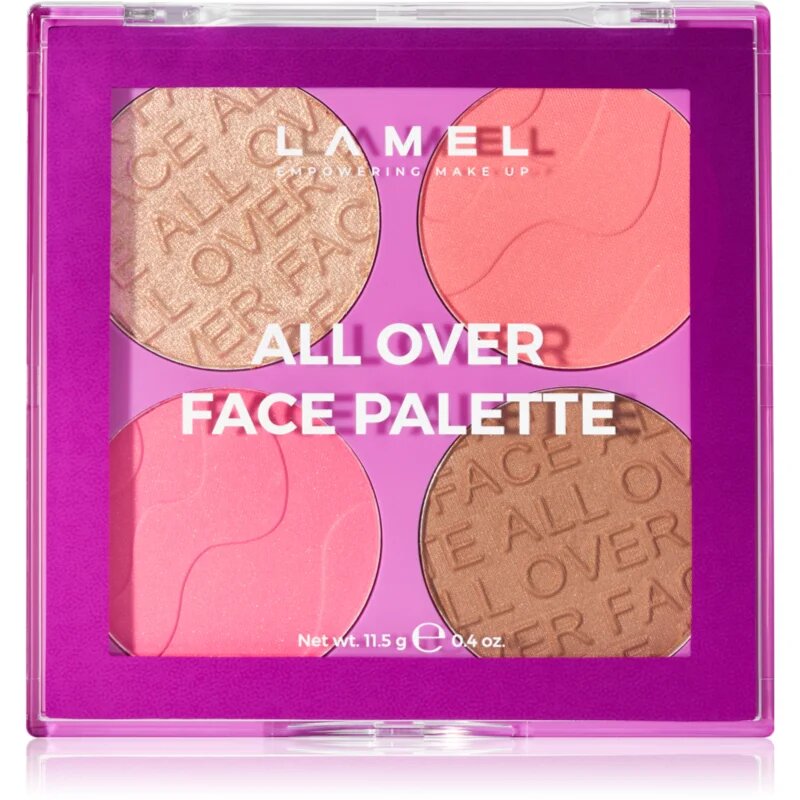 LAMEL All-Over Face Palette палитра за цялото лице цвят 02 11.5 гр.