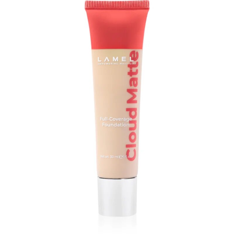 LAMEL Cloud Matte Full-Coverage Foundation дълготраен матиращ фон дьо тен цвят 01C 30 мл.