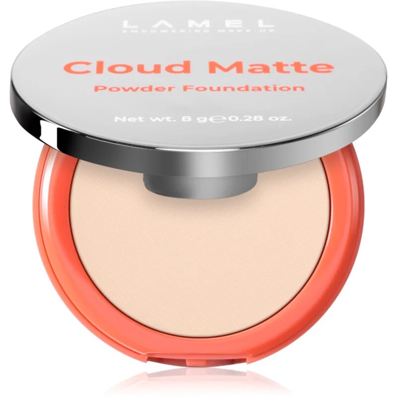 LAMEL Cloud Matte Powder Foundation матиращ фон дьо тен-пудра цвят 02 Porcelain 8 гр.