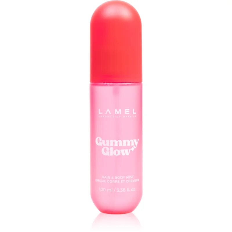 LAMEL Gummy Glow Hair & Body Mist освежаваща мъгла за тяло и коса за жени 100 мл.
