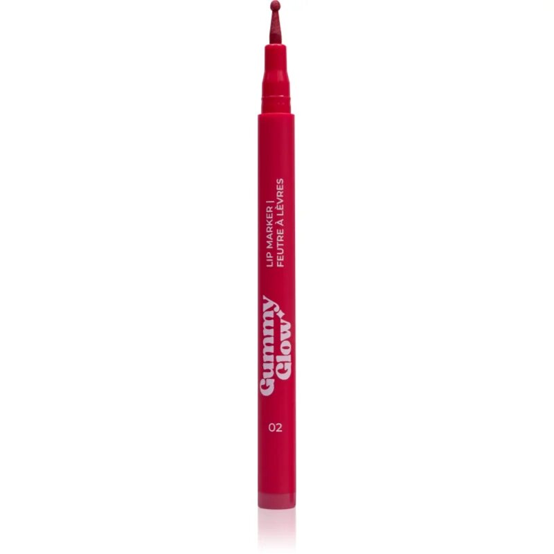 LAMEL Gummy Glow Lip Marker маркер за устни за дълготраен ефект цвят 02 1.6 мл.