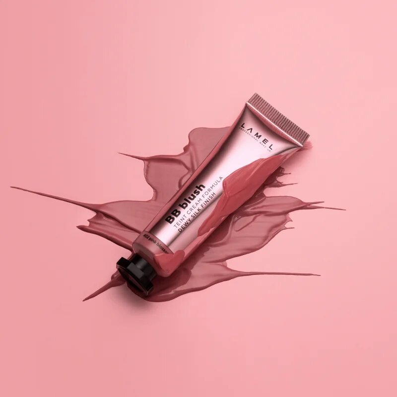LAMEL Insta BB Blush кремообразен руж цвят 401 Tea rose 10 мл.