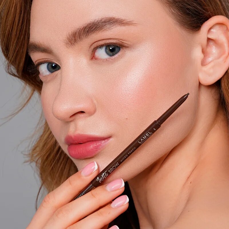 LAMEL Insta Brow молив за вежди с четка цвят 402 012 гр.