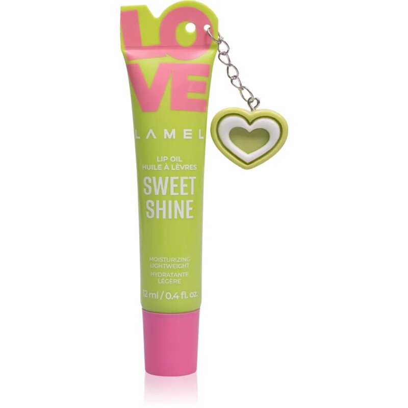 LAMEL Love Sweet Shine хидратиращо олио за устни цвят 01 Watermelon 12 мл.