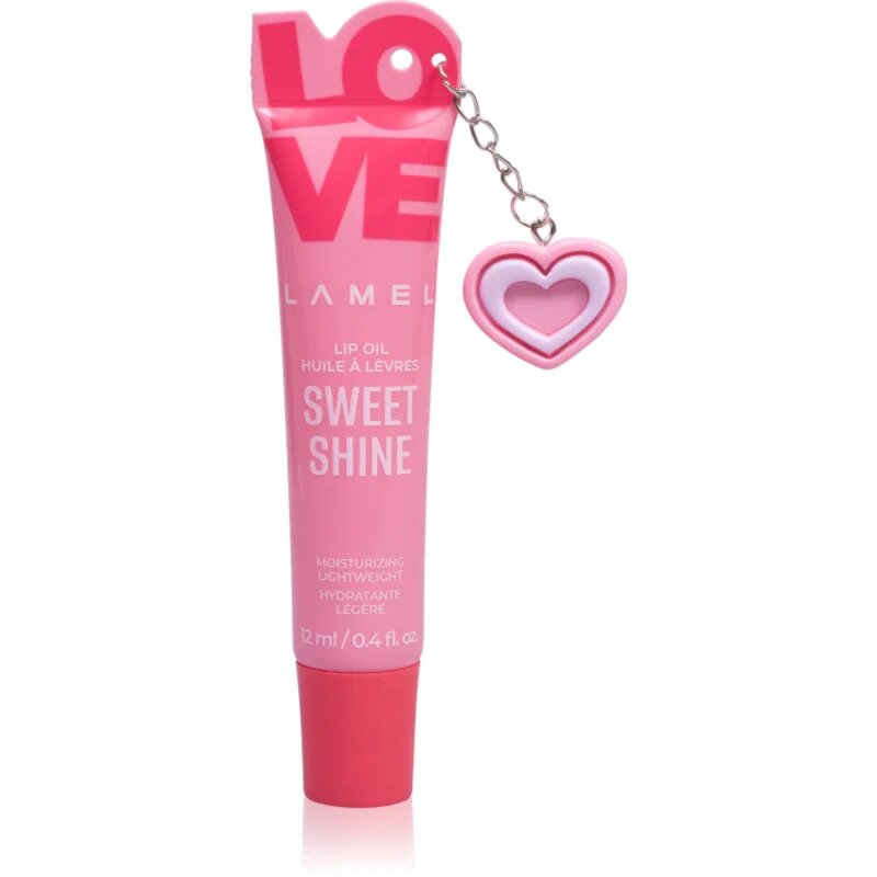 LAMEL Love Sweet Shine хидратиращо олио за устни цвят 02 Strawberry 12 мл.