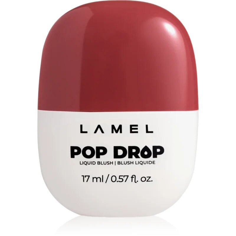 LAMEL Pop Drop Liquid Blush течен руж цвят 02 Rosewood 17 мл.