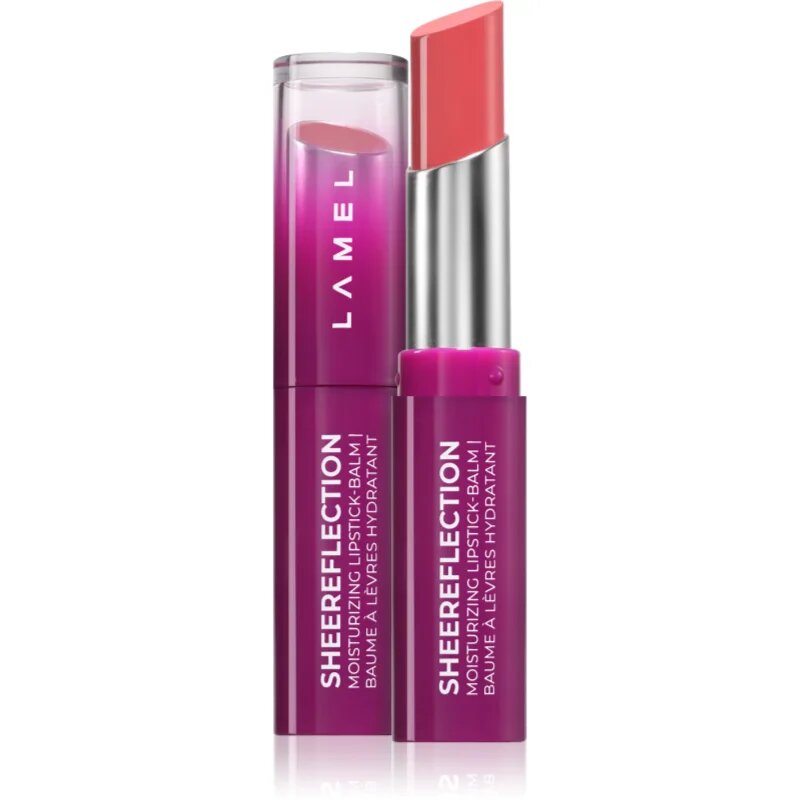 LAMEL SHEEReflection Moisturizing Lipstick-Balm тониращ балсам за устни с хидратиращ ефект цвят 04 Pink Inspired 3.6 гр.