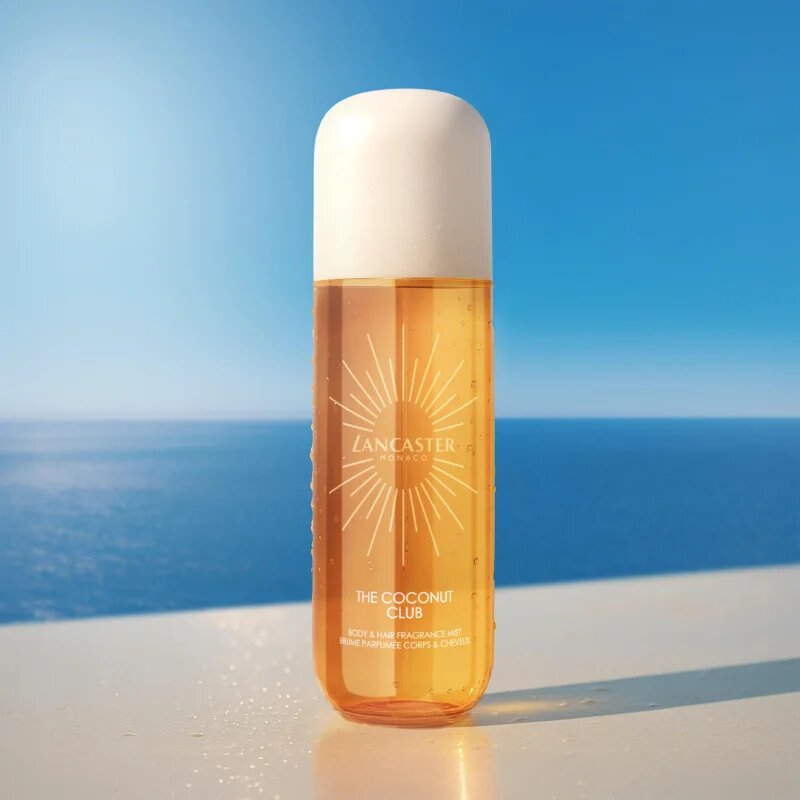 Lancaster Eau de Hair & Body Mist парфюмна мъгла за лице тяло и коса аромати Coconut Club 236 мл.