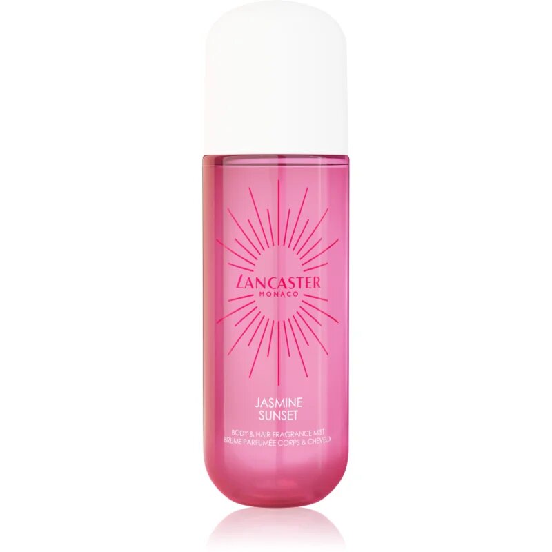 Lancaster Eau de Hair & Body Mist парфюмна мъгла за лице тяло и коса аромати Jasmine Sunset 236 мл.