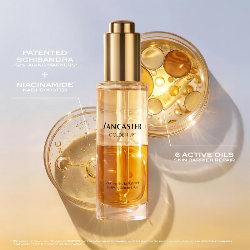Lancaster Golden Lift Fortifying Serum-in-Oil олио - серум за укрепване на кожната бариера 50 мл.