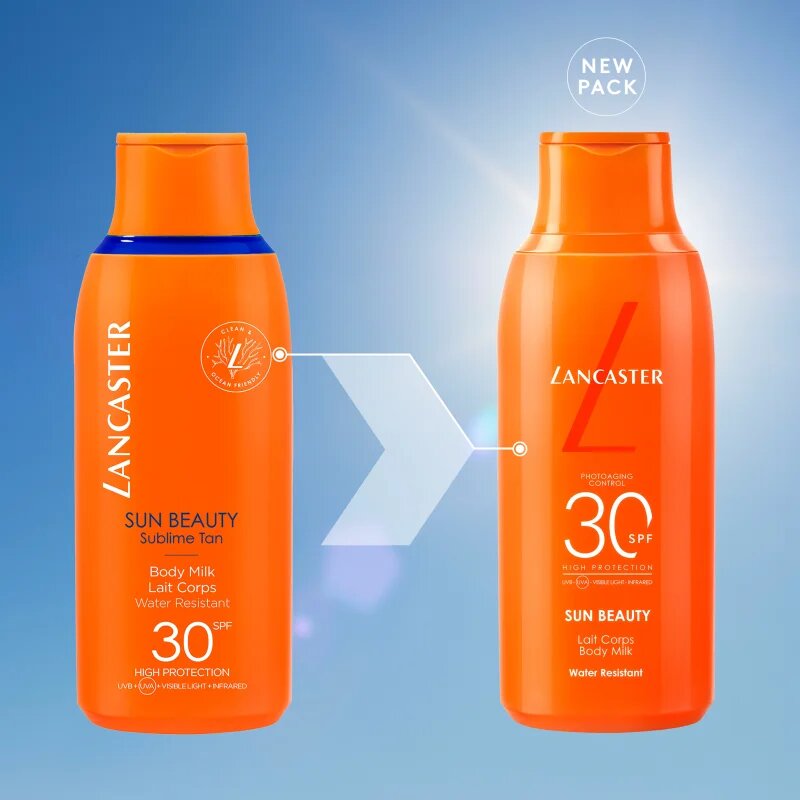 Lancaster Sun Beauty Body Milk мляко за загар SPF 30 175 мл.
