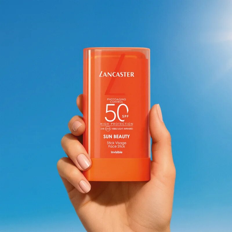 Lancaster Sun Beauty Face Stick слънцезащитен крем в стик на лицето и шията SPF 50 19 гр.