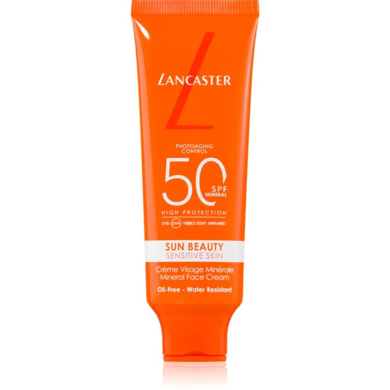 Lancaster Sun Beauty Mineral Face Cream слънцезащитен крем за лице SPF 50 50 мл.