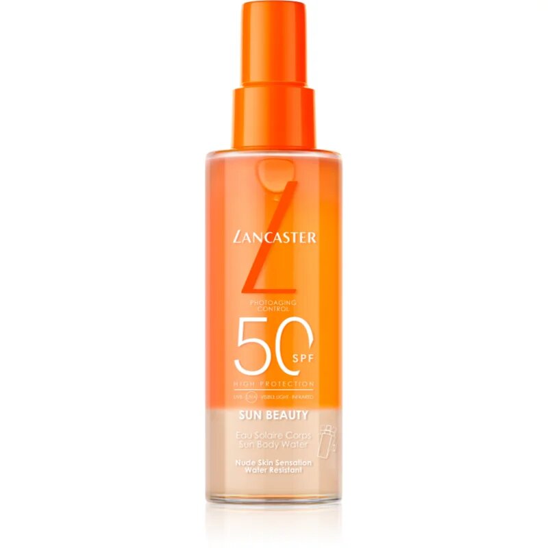 Lancaster Sun Beauty Sun Protective Water слънцезащитен спрей SPF 50 150 мл.