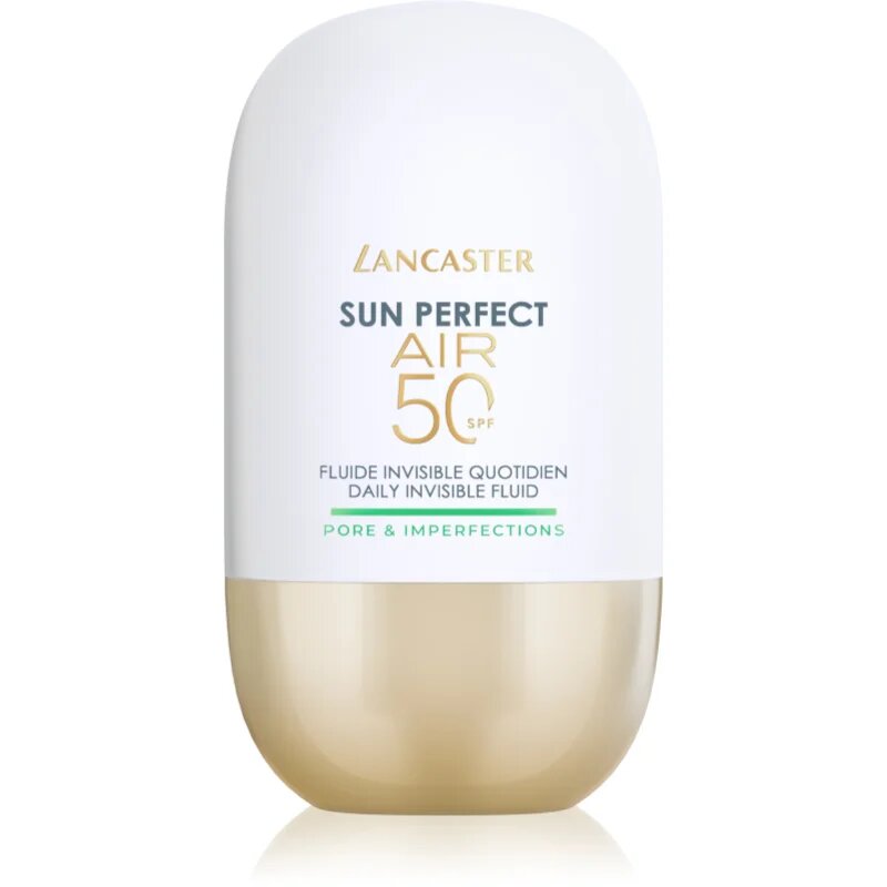 Lancaster Sun Perfect Air 50 Pore & Imperfections ултра лек защитен флуид за мазна и проблемна кожа SPF 50 40 мл.