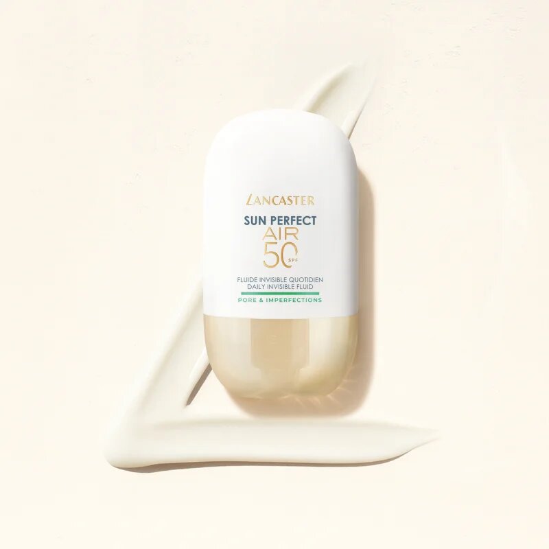 Lancaster Sun Perfect Air 50 Pore & Imperfections ултра лек защитен флуид за мазна и проблемна кожа SPF 50 40 мл.