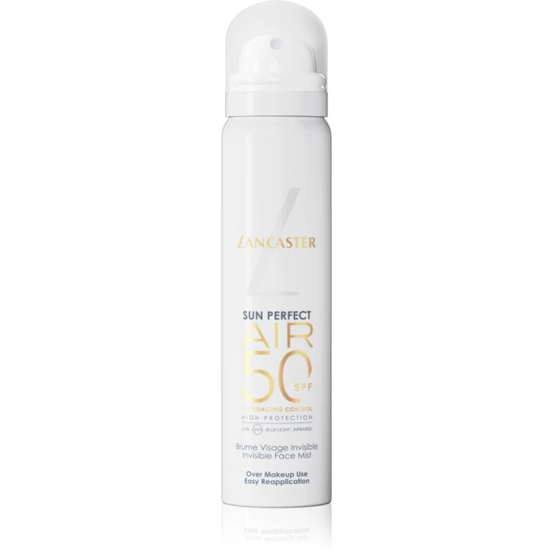 Lancaster Sun Perfect Air Invisible Face Mist мъгла за лице при излагане на слънце SPF 50 75 мл.