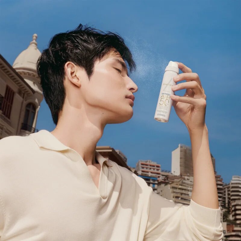 Lancaster Sun Perfect Air Invisible Face Mist мъгла за лице при излагане на слънце SPF 50 75 мл.