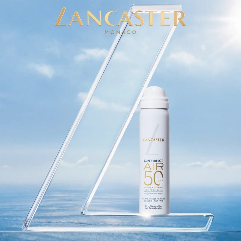 Lancaster Sun Perfect Air Invisible Face Mist мъгла за лице при излагане на слънце SPF 50 75 мл.