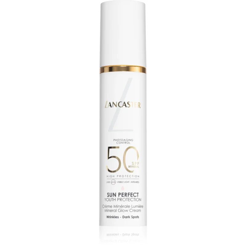 Lancaster Sun Perfect Mineral Glow Cream SPF50 минерален крем за освежаване и хидратация SPF 50 50 гр.