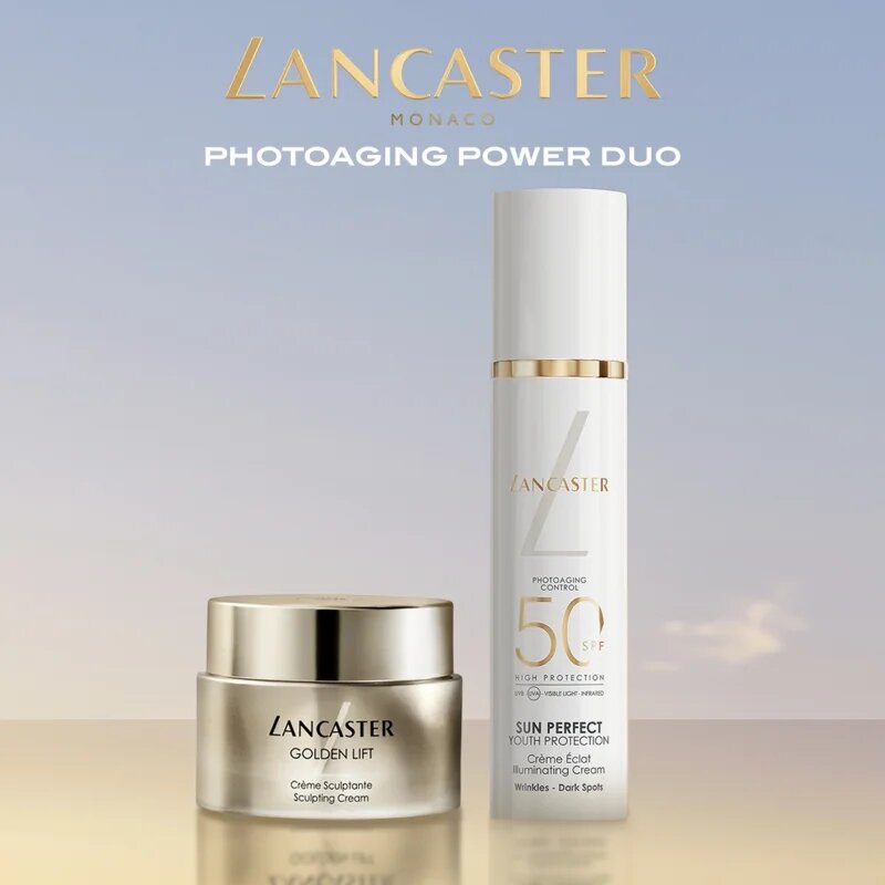 Lancaster Sun Perfect Sun Illuminating Cream SPF 50 озаряващ дневен крем против бръчки и тъмни петна SPF 50 50 мл.