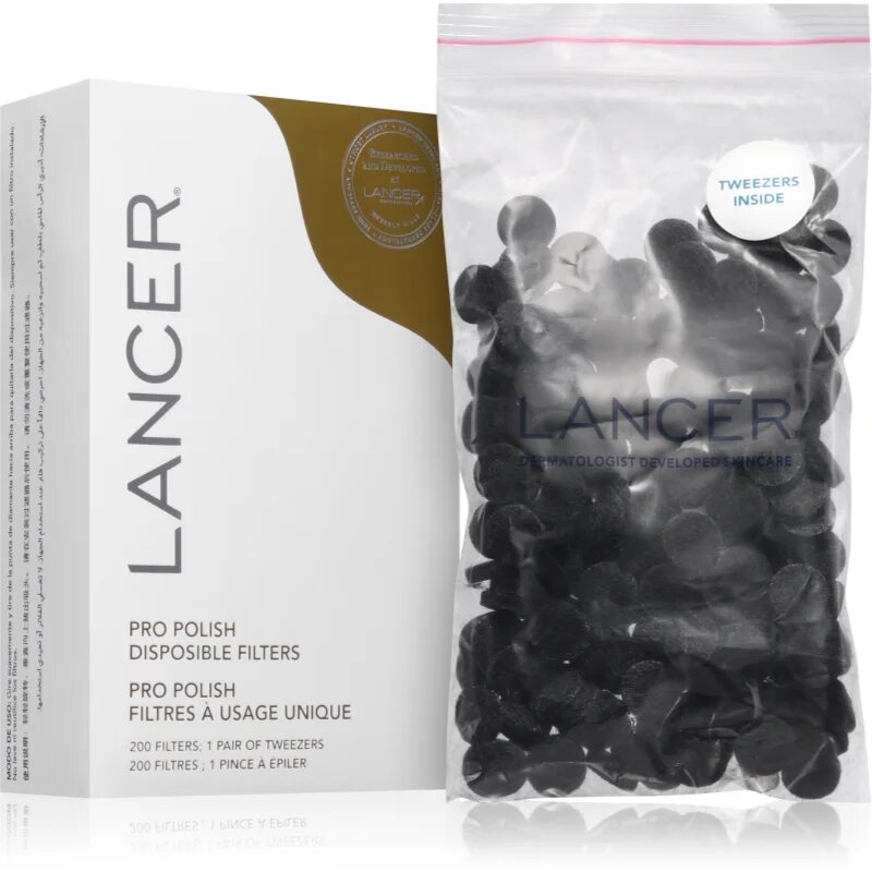 LANCER PRO POLISH MICRODERMABRASION DEVICE FILTERS резервни филтри + пинсета 1 бр.
