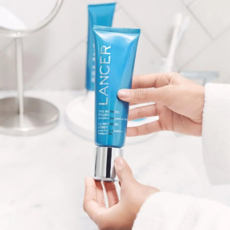 LANCER THE METHOD POLISH Sensitive-Dehydrated Skin почистващ крем-скраб за суха до чувствителна кожа 120 мл.