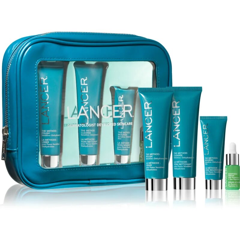 LANCER THE METHOD SENSITIVE-DEHYDRATED SKIN комплект за пътуване за дехидратирана кожа