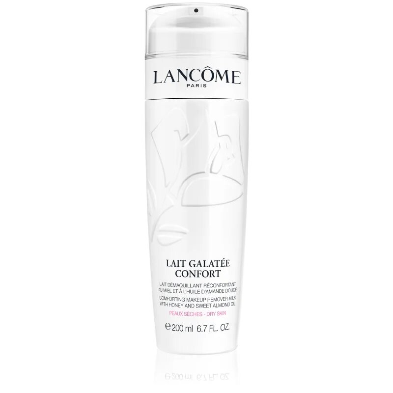 Lancôme Galatée Confort успокояващо мляко за почистване на грим с бадемово масло 200 мл.
