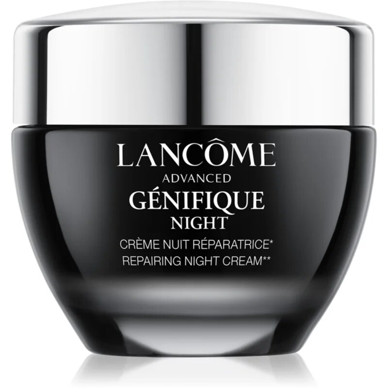 Lancôme Génifique Advanced Night подмладяващ нощен крем с хиалуронова киселина 50 мл.