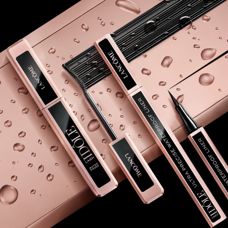 Lancôme Lash Idôle Waterproof водоустойчива спирала за мигли за извиване и разделяне на миглите цвят 01 Black 8 мл.