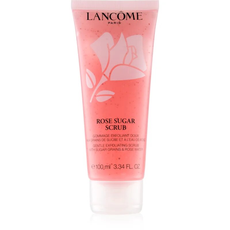 Lancôme Rose Sugar Scrub изглаждащ пилинг за чувствителна кожа на лицето 100 мл.