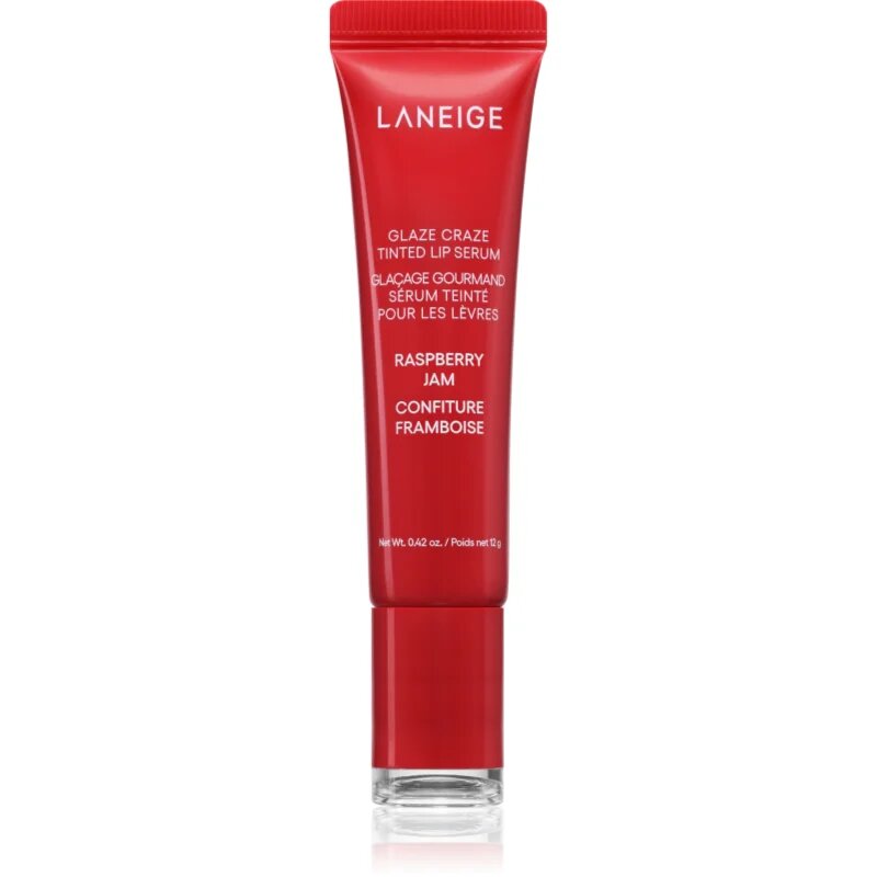 LANEIGE Glaze Craze Tinted Lip Serum тониращ балсам за устни цвят Raspberry Jam 12 гр.