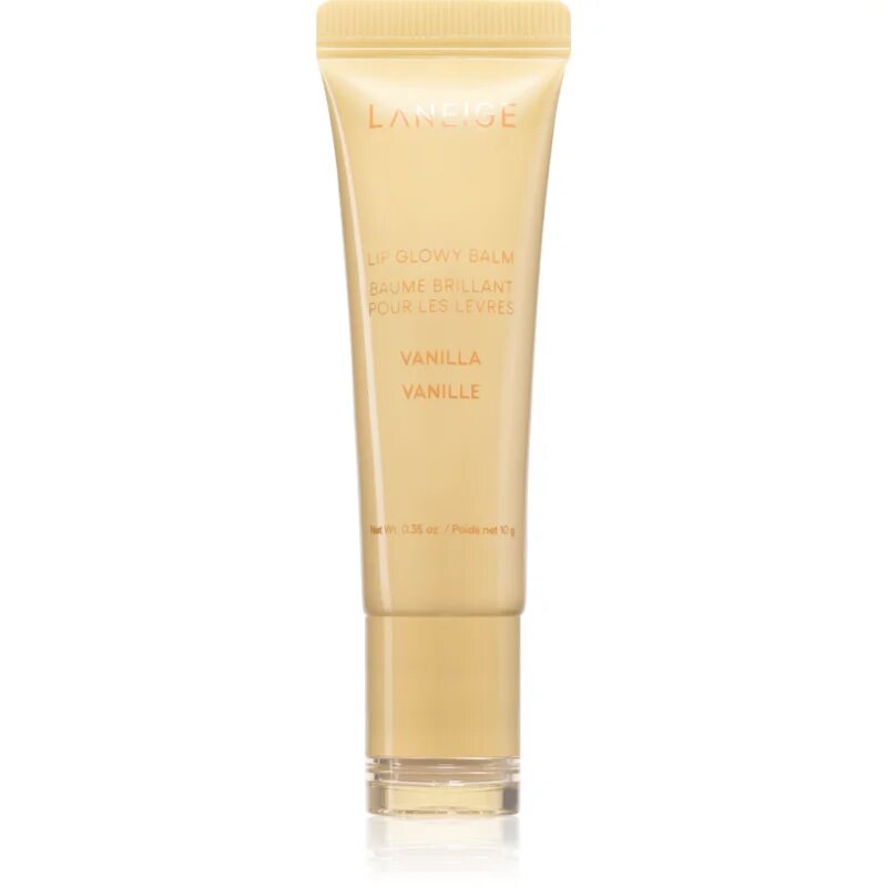 LANEIGE Lip Glowy Balm балсам за устни придаващ хидратация и блясък цвят Vanilla 10 гр.