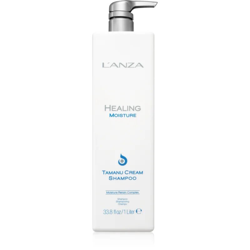 L'anza Healing Moisture Tamanu Cream хидратиращ шампоан за ежедневна употреба 950 мл.