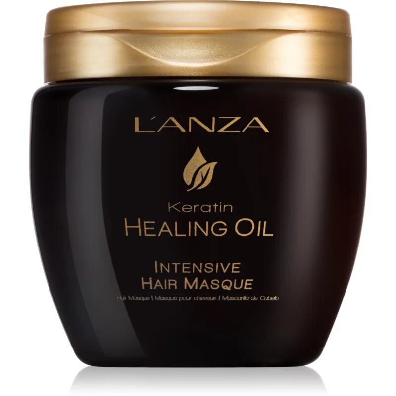 L'anza Keratin Healing Oil Intensive Hair Masque подхранваща маска за гладка и лъскава коса 210 мл.