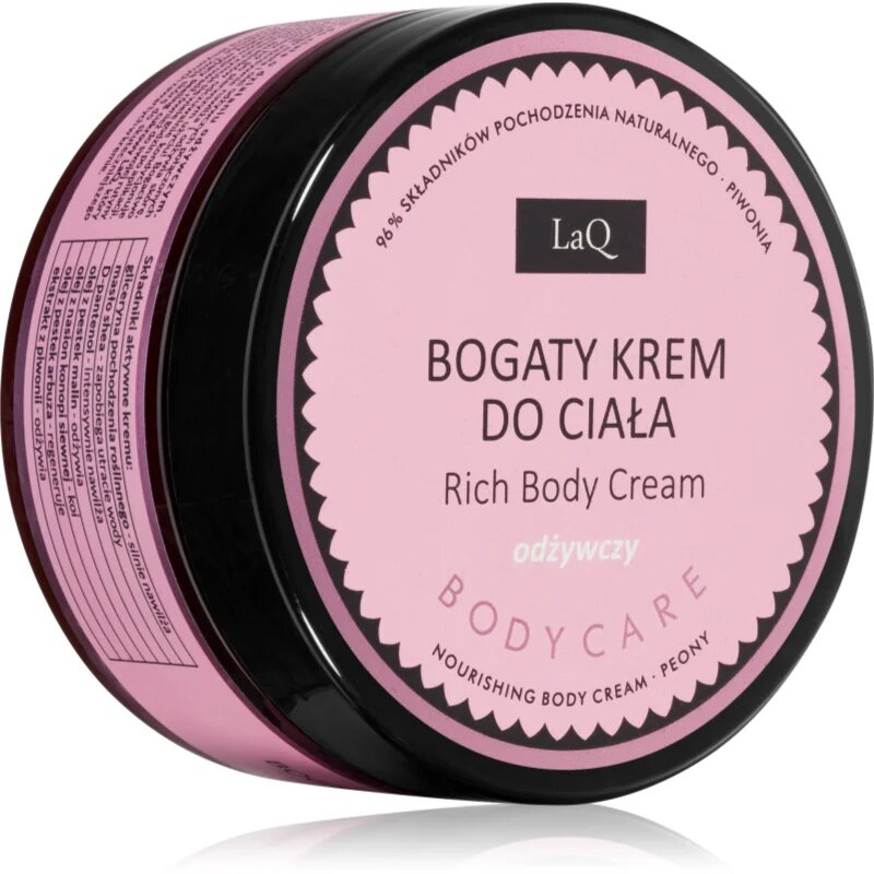 LaQ Kitten Peony подхранващ крем за тяло 200 мл.