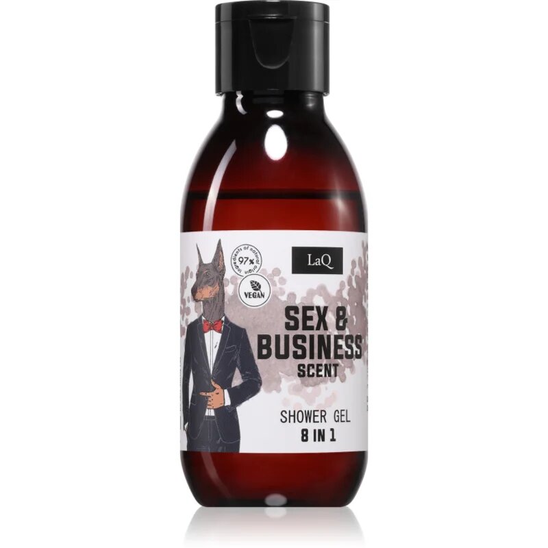 LaQ Sex & Bussiness свеж душ гел 8 в 1 100 мл.
