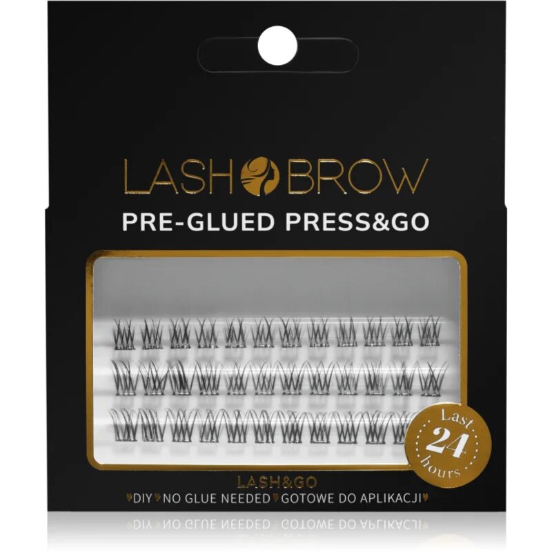 Lash Brow Press&Go Self-Adhesive Eyelashes самозалепващи се мигли на снопчета Daily Natural 1 бр.