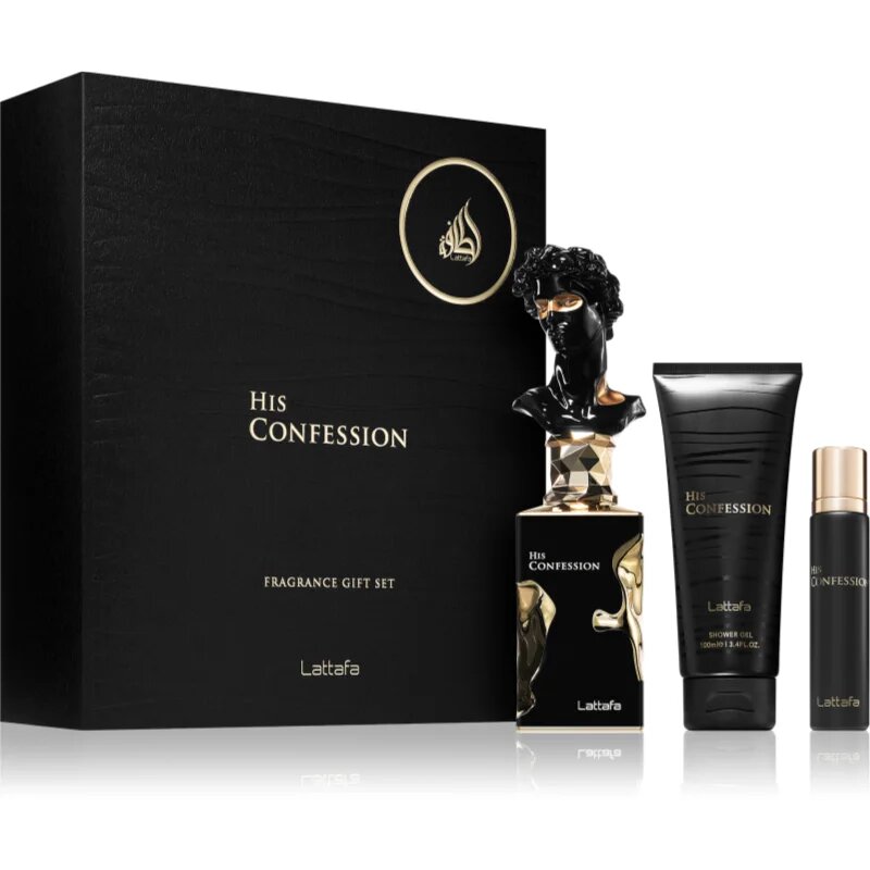 Lattafa His Confession подаръчен комплект за мъже 1 бр.