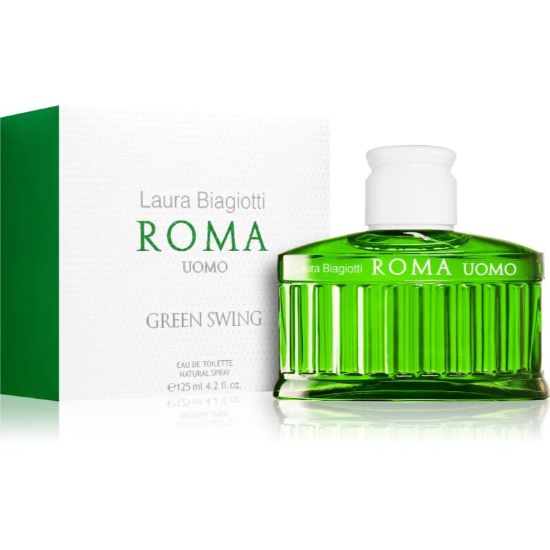 Laura Biagiotti Roma Uomo Green Swing тоалетна вода за мъже 125 мл.