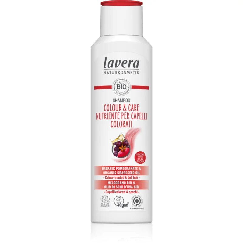 Lavera Colour & Care подхранващ шампоан за боядисана коса 200 мл.