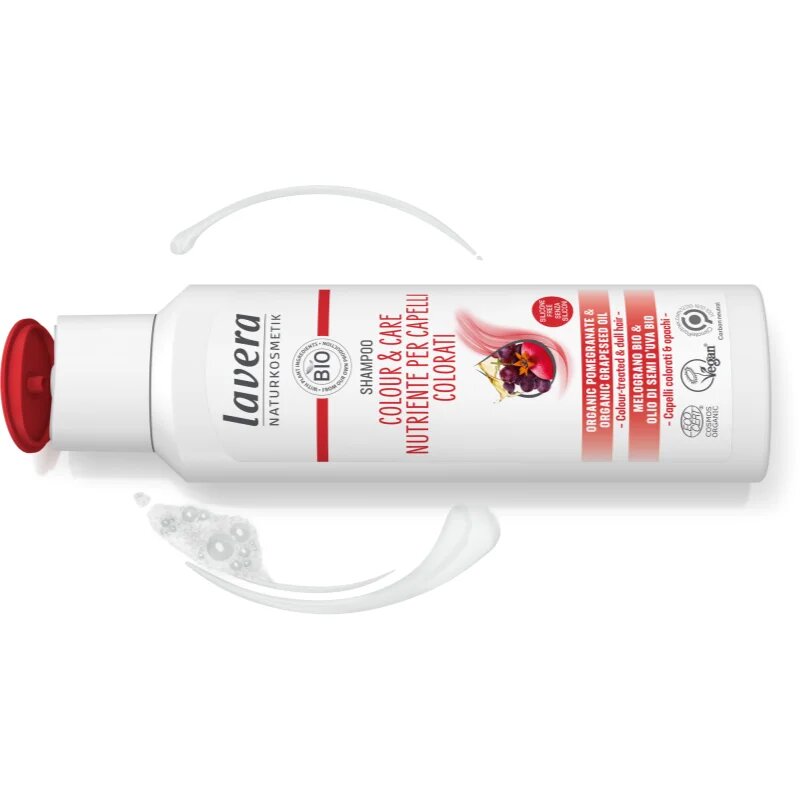 Lavera Colour & Care подхранващ шампоан за боядисана коса 200 мл.