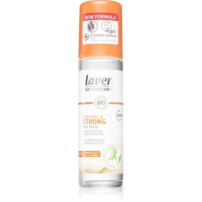 Lavera Natural & Strong дезодорант в спрей 48 часа 75 мл.