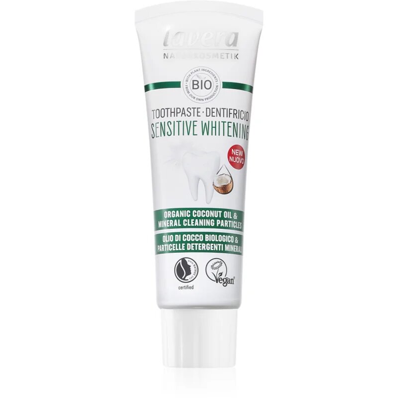 Lavera Sensitive Whitening избелваща паста за зъби 75 мл.
