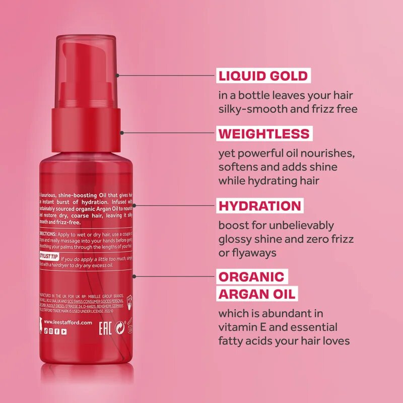 Lee Stafford Argan Oil Nourishing Miracle Oil подхранващо масло за коса 50 мл.