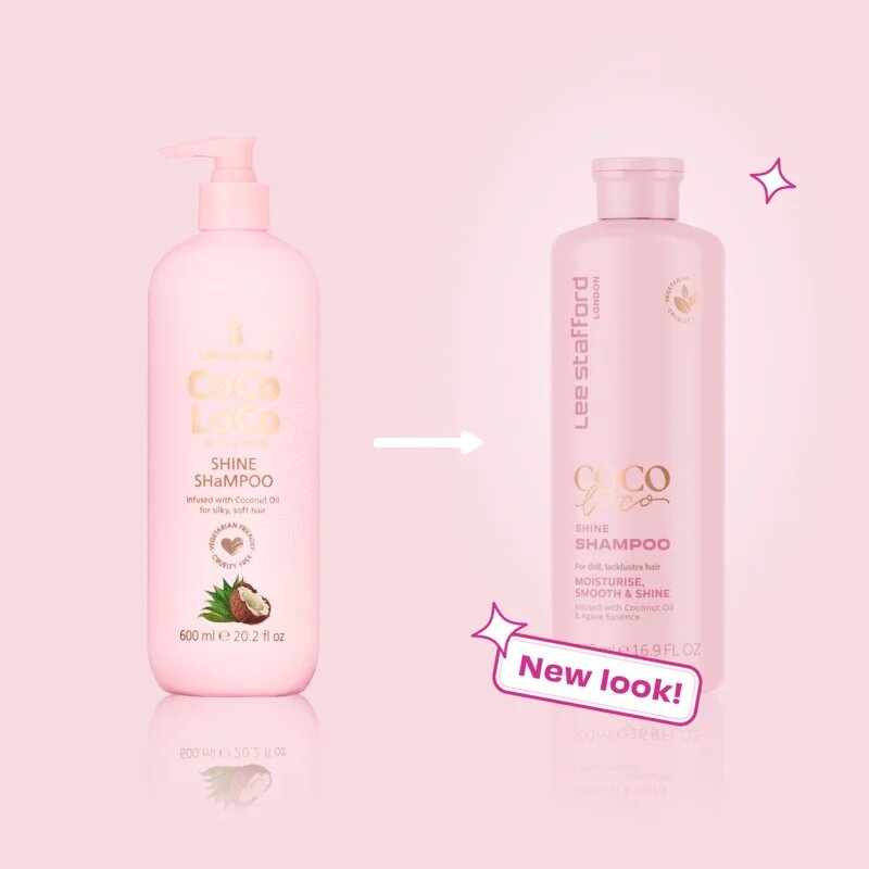 Lee Stafford CoCo LoCo Agave шампоан за ежедневно миене на коса за блясък и мекота на косата 500 мл.